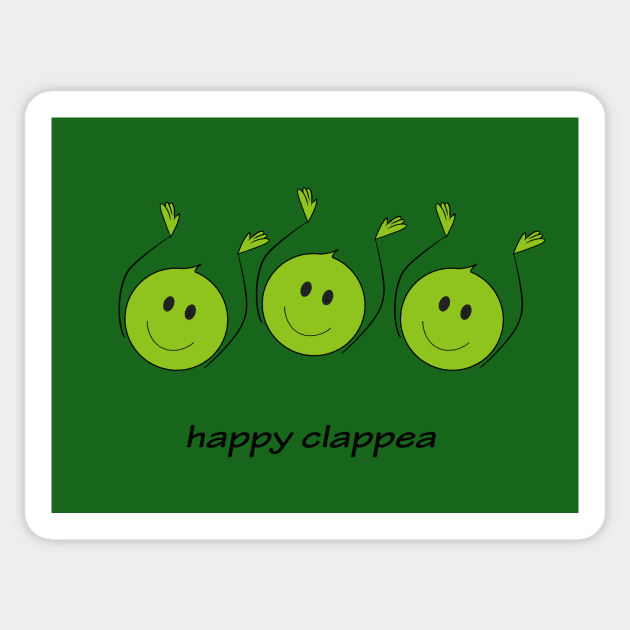 Happy clappeas Sticker by shackledlettuce